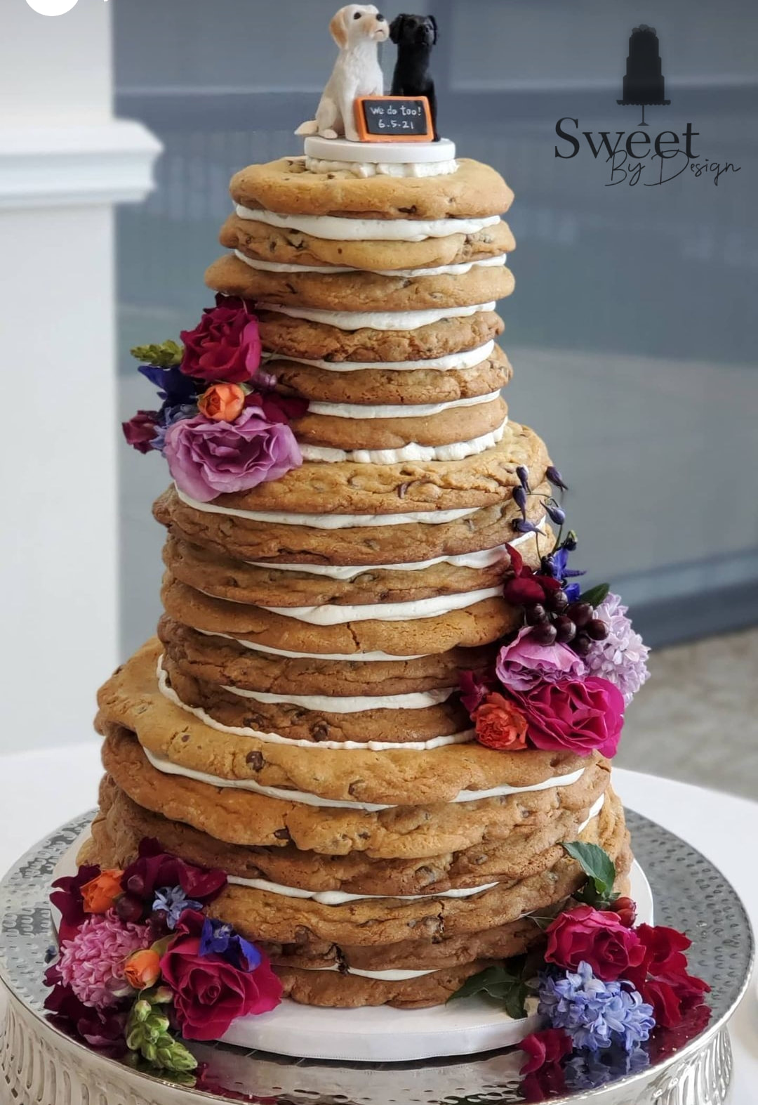 Cookie wedding cake