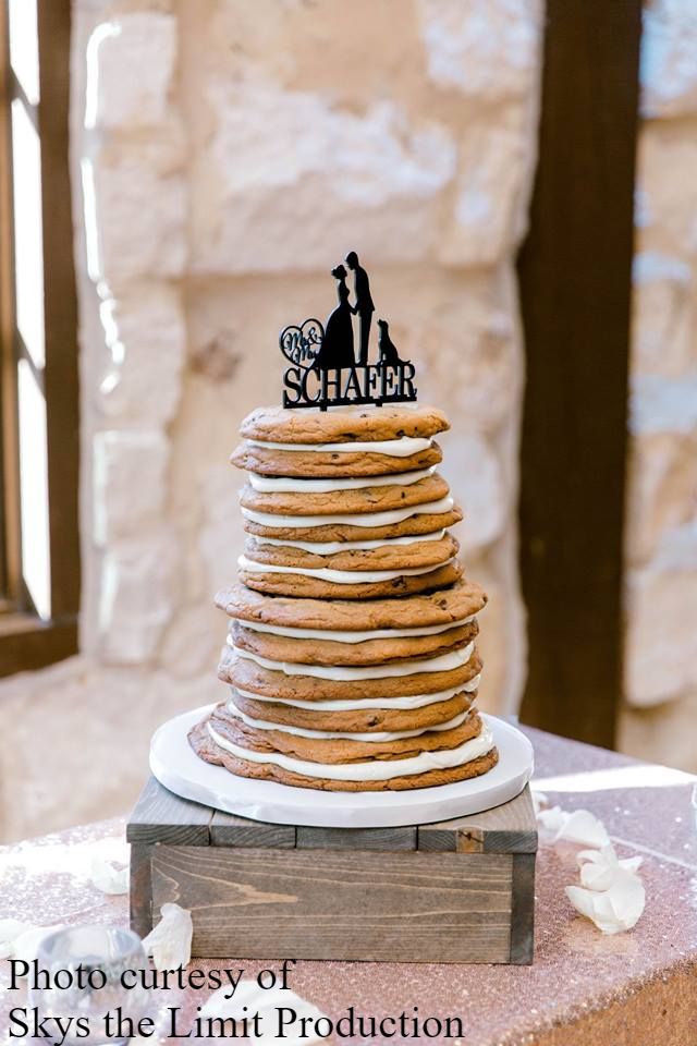Chocolate Chip Cookie groom's cake by Sweet By Design