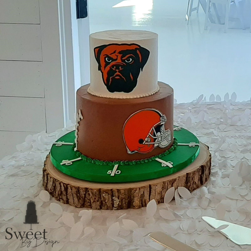 Football groom's cake