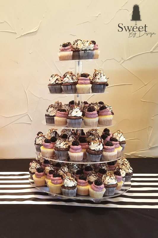Mini cupcake tower by Sweet By Design