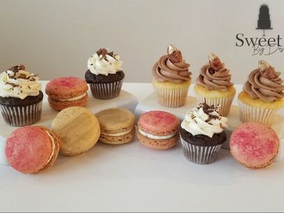 Mini Cupcakes and Macarons by Sweet By Design in Melissa, Texas