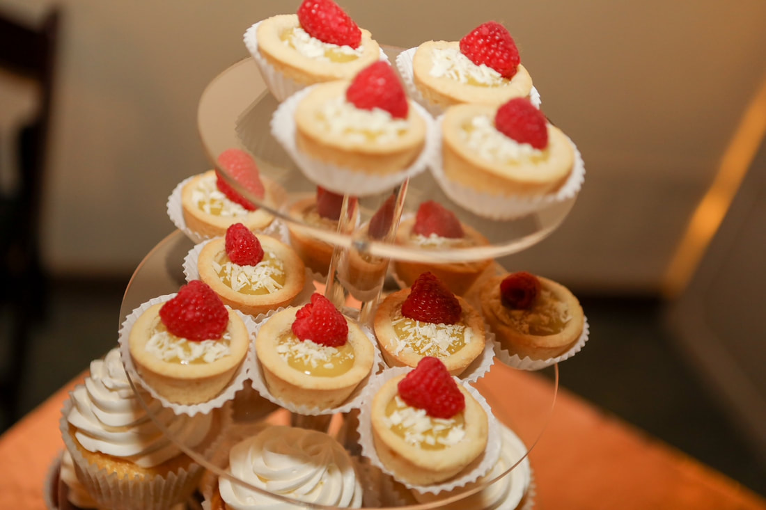 Wedding tarts and cupcakes by Sweet By Design